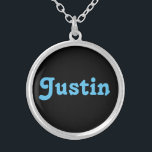 Collar Plateado Necklace Justin<br><div class="desc">Necklace Justin</div>