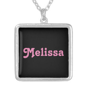 Collar Plateado Necklace Melissa