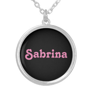Collar Plateado Necklace Sabrina