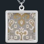 Collar Plateado Ochre Ikat I<br><div class="desc">Estampados</div>