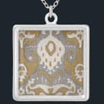 Collar Plateado Ochre Ikat II<br><div class="desc">Estampados</div>