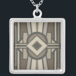 Collar Plateado Panel de decó neutro II<br><div class="desc">Estampados</div>