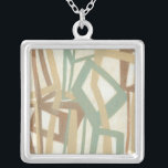 Collar Plateado Pintura a mano alzada por Norman Wyatt<br><div class="desc">Un original de Norman Wyatt Jr. Moderna pintura abstracta de mano libre en tonos tierra muda. Se vería genial en una pared de color crema,  una almohada de concha de huevo o como un diseño en una camisa marrón. ¿Cómo vas a personalizar el tuyo?</div>