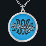 Collar Plateado Regalo espiritual tibetano por sus Mamáes/Om en Pa<br><div class="desc">Hermoso regalo tibetano significativo de budismo con bendiciones de todos modos. Las grandes seis palabras verdaderas: Om Mamáes Ni Pad Me Hum es el mantra más común en el Tíbet, recitado por budistas, pintado o tallado en rocas, ruedas de oración o cráneos de yak y visto alrededor del Tíbet muy...</div>