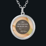 Collar Plateado Resumen de coral moderno 💡 Boda de aceite de tint<br><div class="desc">Resumen de Coral Moderno 💡 Boda de Aceite Inky - Moda y 🥂 vibrante 💌 Celebrar el amor con un boda de Aceite Inky elegante! Este moderno abstracto de coral es perfecto para un boda, con un moderno matiz de coral con detalles artísticos abstractos para un ambiente fresco y contemporáneo....</div>