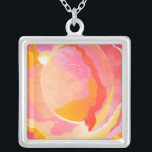 Collar Plateado Rosa de col III<br><div class="desc">Floral</div>