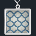 Collar Plateado Simetría de espectro II<br><div class="desc">Estampados</div>