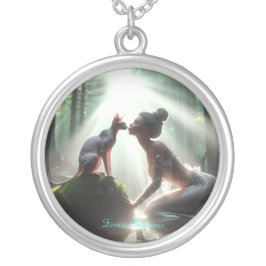 Collar Plateado Sirena de Besada Sfinx