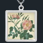 Collar Plateado Sweet Briar Rosa<br><div class="desc">Floral</div>