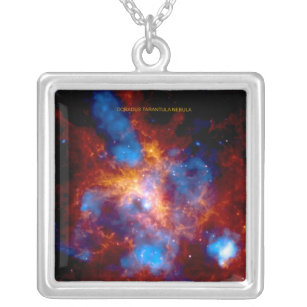Collar Plateado Tarantula Nebula