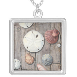 Collar Plateado Tesoros marinos