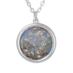 Collar Plateado Van Gogh Almond Blossom