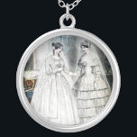 Collar Plateado Vestidos Bodas de época<br><div class="desc">Vestidos vintage para novias vintage - estos vestidos son de la década de 1880.</div>