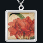 Collar Plateado Vibrante Floral VIII<br><div class="desc">Floral</div>