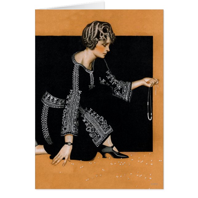 Collar quebrado de la perla (Frente)