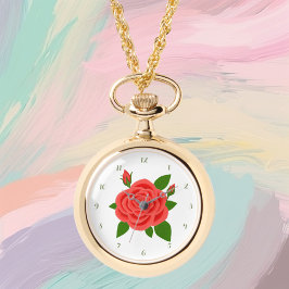 Collar reloj eWatch Rosa Roja