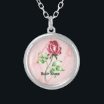 Collar Rosa Rojo<br><div class="desc">Collares de rosa roja de ArtMuvz Ilustracion.PARA PERSONALIZAR, agregar tu nombre o agregar texto en su lugar. Camiseta de juego, ropa romántica, regalos de boda, camiseta de aniversario, regalos de Día de San Valentín y ropa. ¡Prepárate para el Día de San Valentín con nuestros regalos festivos y ropa romántica! Perfecto...</div>