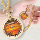 Collar Sunset Plaza Marina 2584<br><div class="desc">Pintura de la colección "Sunset Plaza Marina 2584" Manténgase al tanto del tiempo con su personalizado favorito Necklace Alloy Watch de EwatchFactory®. Personalice en la página del producto o haga clic en el botón "Personalizar" para obtener más opciones de diseño. El diseño creado a partir de mi pintura "Sunset Plaza...</div>
