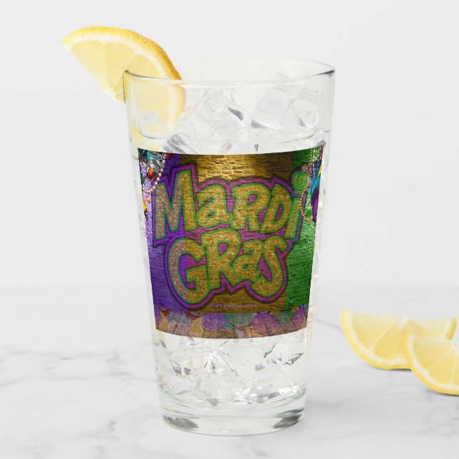 Collares de perlas de SlipperyJoe's Mardi Gras dob (Anverso (hielo))