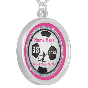 Collares personalizados del fútbol con el número,