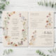 Invitaciones de Boho Floral All-In-One Wedding (Personaliza la colección de este creador independiente.)