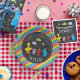 Camiseta Arcoiris de Plaza Sésamo primer cumpleaños | Papá (Sesame Street Pals Chalkboard Birthday Collection)