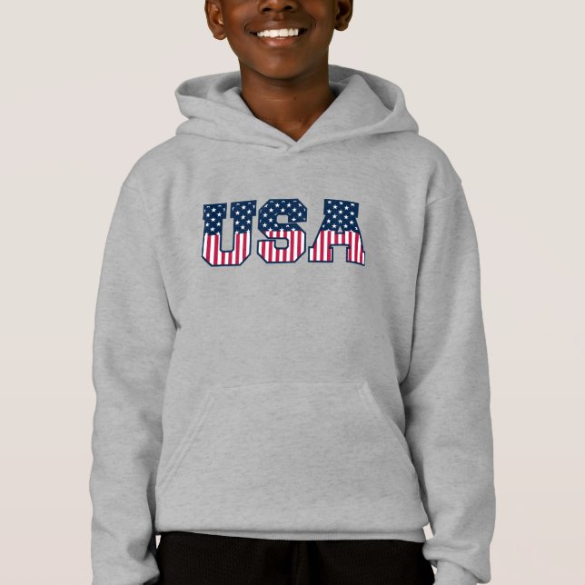 College USA Font Red White Blue Stars And Stripes (Anverso)