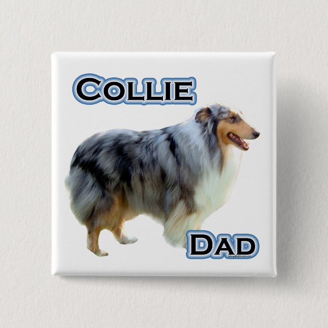Collie Dad 4 - Botón (Anverso)