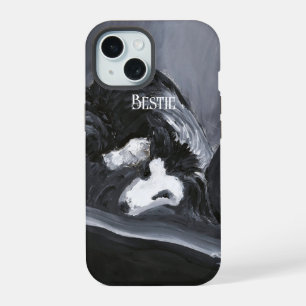 Collie de borde con pintura personalizada