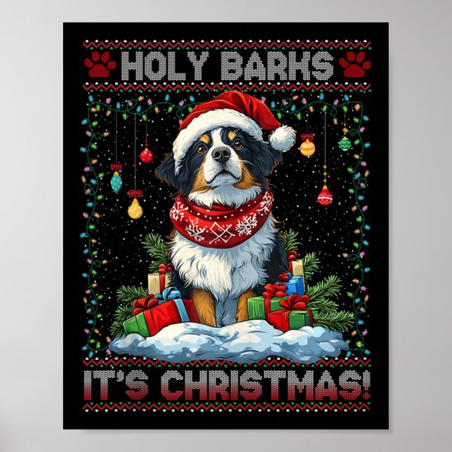 Collie de borde decoraciones de árbol de Navidad P (Frente)