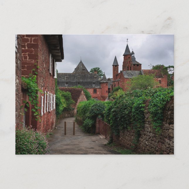 Collonges-la-Rouge, la postal de la aldea roja (Anverso)