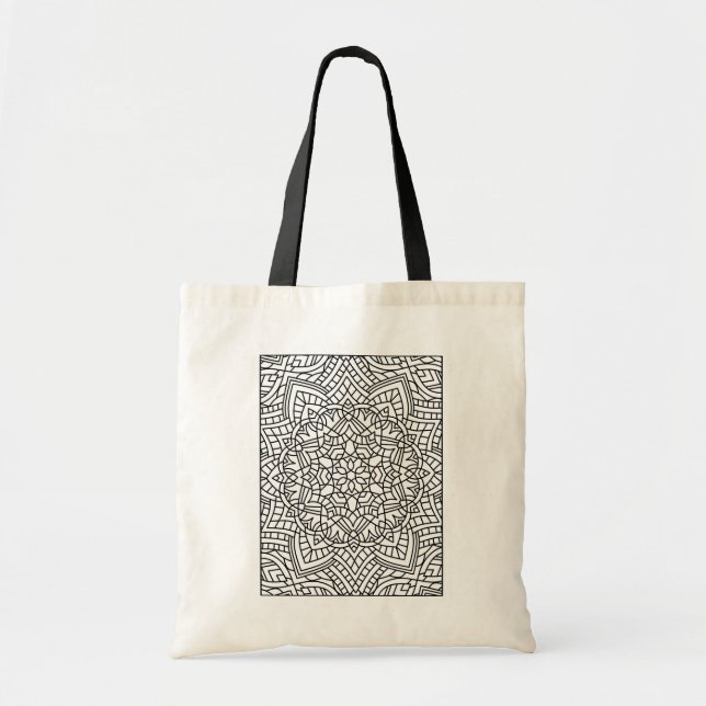Coloca tu propia bolsa de tocador de Mandala (Frente)