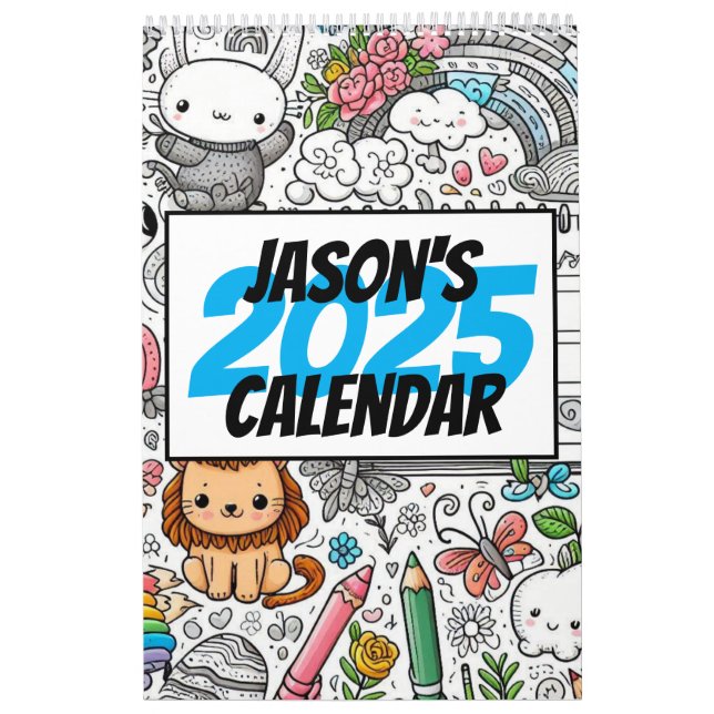 Coloca tu propio calendario en blanco (Tapa)