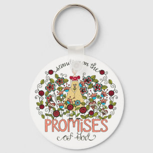 Colocación en el llavero de las promesas de dios