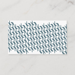 Colocación en tarjetas de visita de la repetición