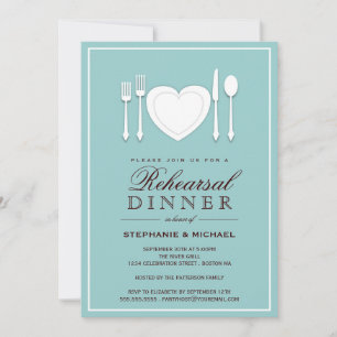 Colocar invitación a fiesta de cena de ensayo