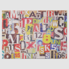 Colocar papel de tejido o desconexión