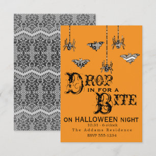 Colocar para una cometa - Elegante Invitación arañ