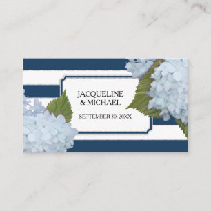 Colocar tarjetas Inglés Blue Hydrangea Silver Purp