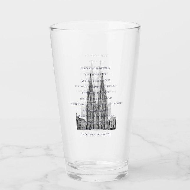 Cologne Dome Cologne Köln Kölsches Grundgesetz (Anverso)
