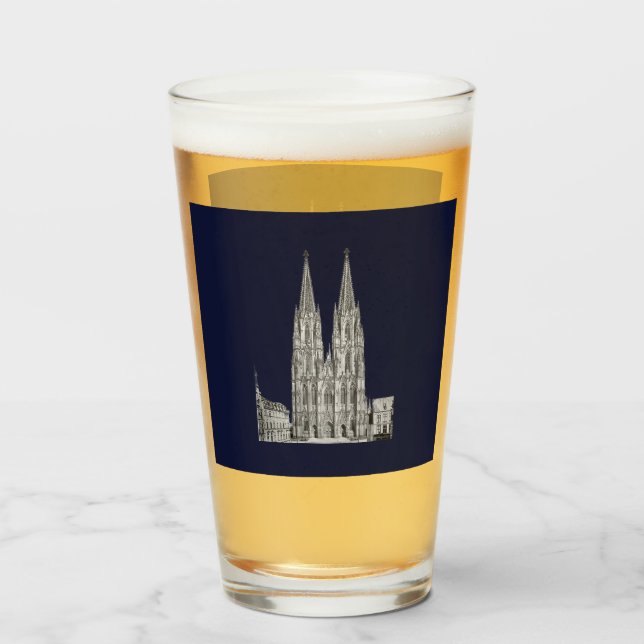 Cologne Dome Cologne Köln Kölschglas (Anverso (lleno))