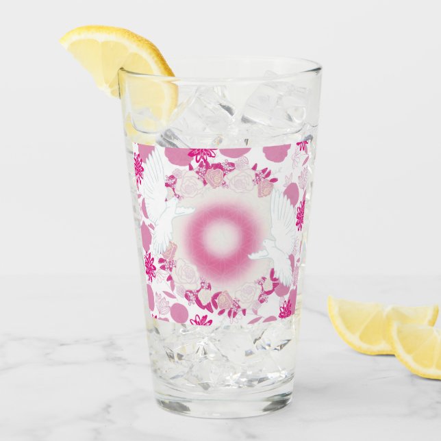 colombe à fleurs (Anverso (hielo))