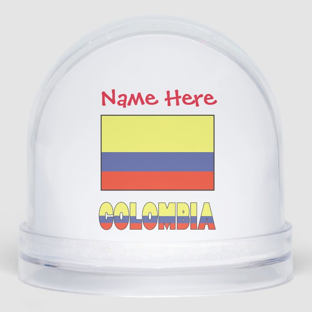 Colombia: Personalización roja de la bandera colom (Anverso)