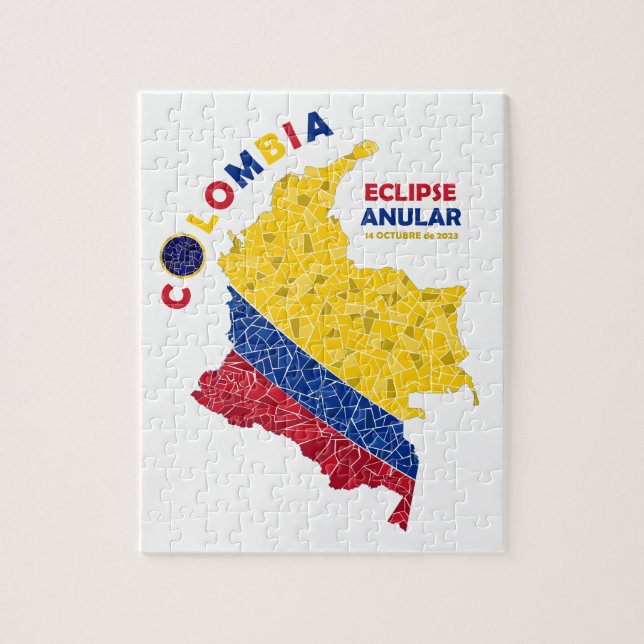 Colombia: Rompecabezas del Eclipse Annular (Vertical)
