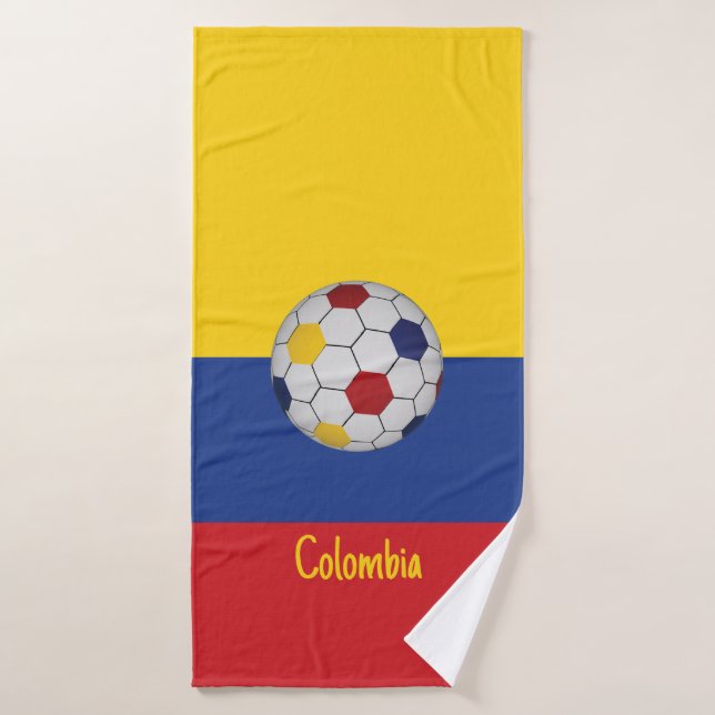 Colombia Soccer (Toalla de baño)