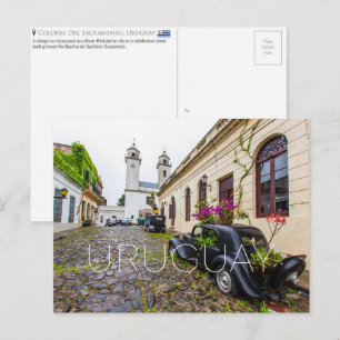 Colonia del Sacramento, Uruguay Tarjeta Postal de 