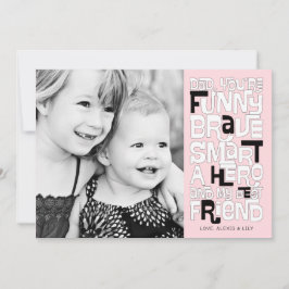 Colóquelo en la tarjeta del día del padre