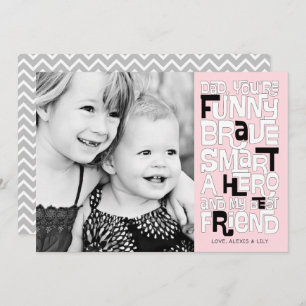 Colóquelo en la tarjeta del día del padre