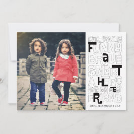 Colóquelo en la tarjeta del día del padre