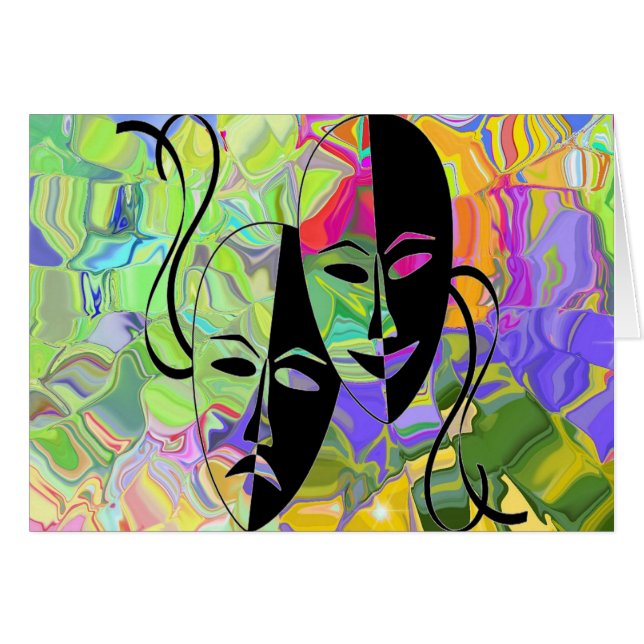 Color abstracto brillante (Anverso (Horizontal))